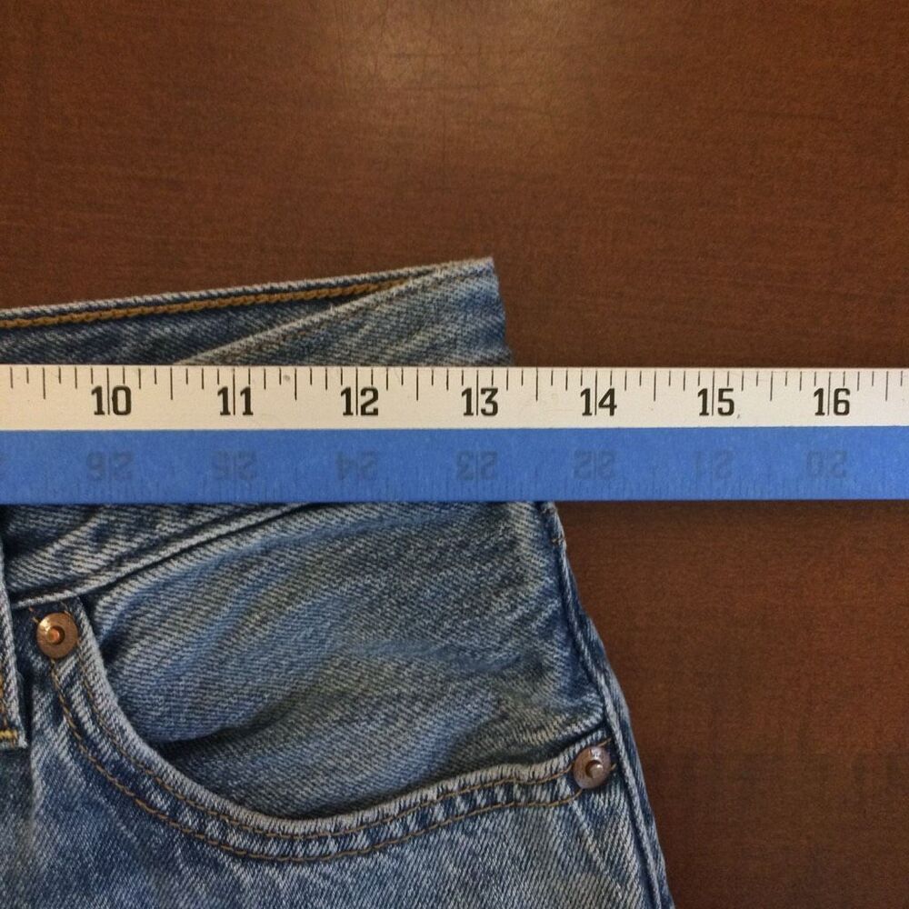 Levi’s ribcage straight jeans 27 blue button fly - Picture 2 of 14